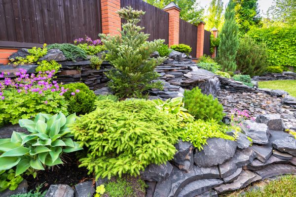 Stone Garden Installation in Valrico