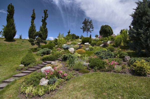 Steep Terrain Landscaping in Valrico